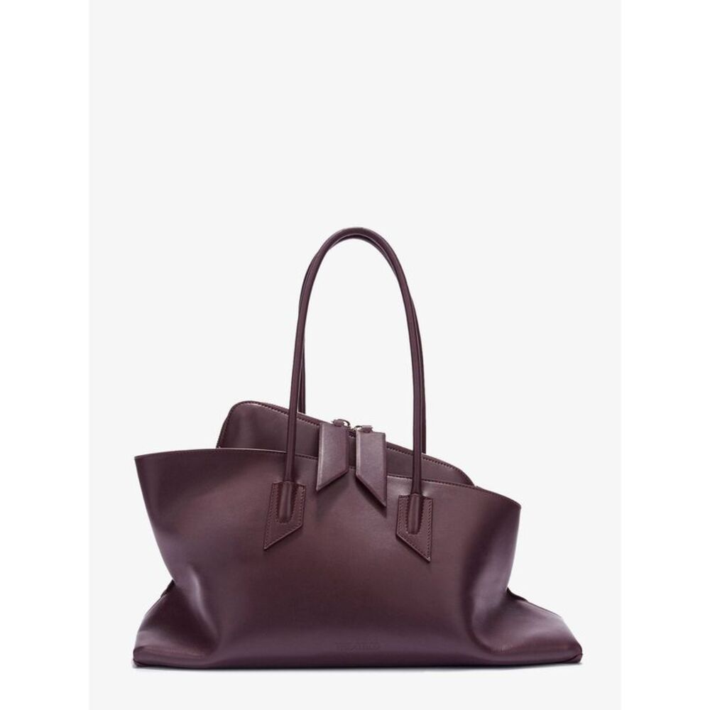 The Attico Women La Passeggiata Medium Leather Shoulder Bag